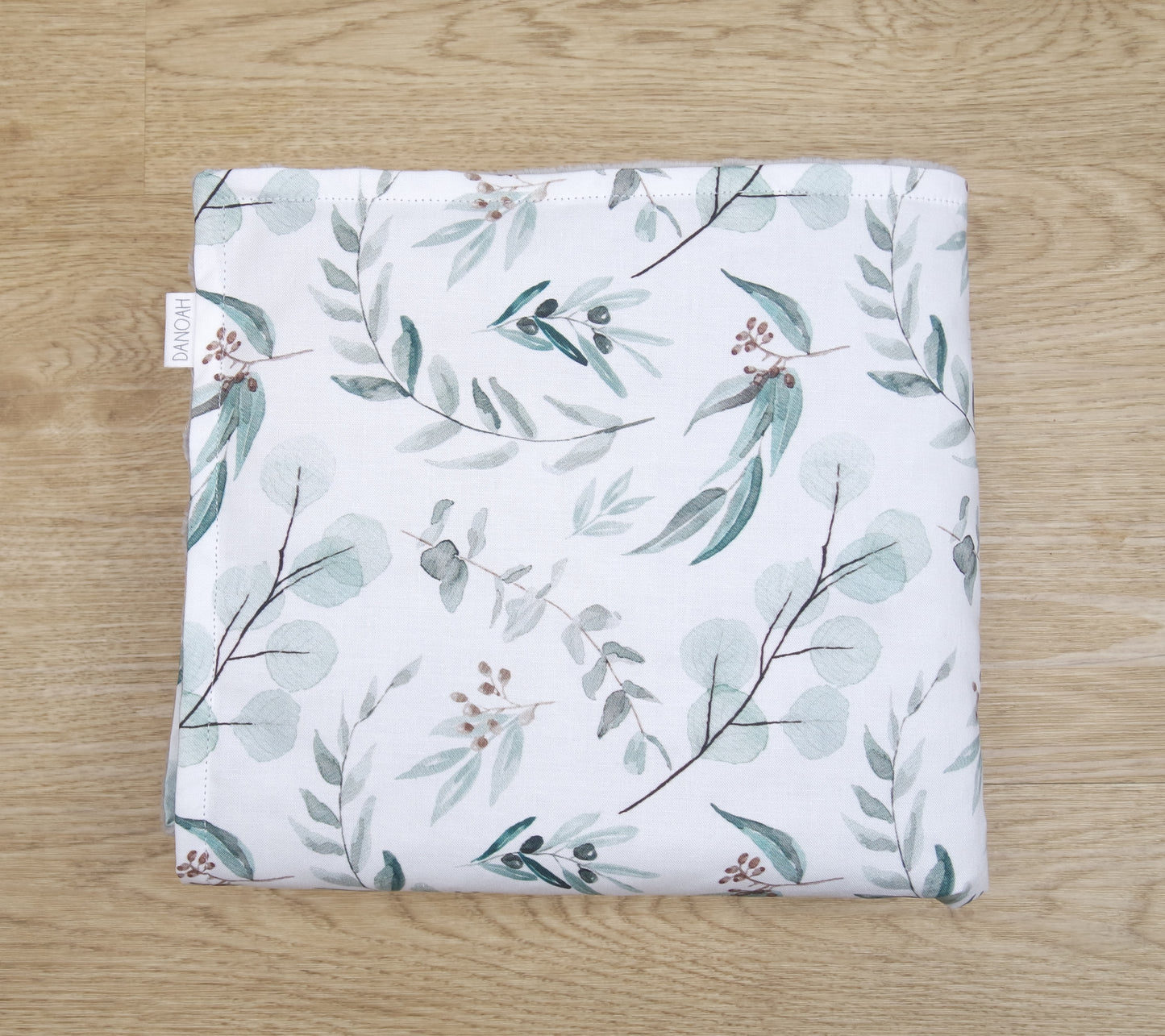 Eucalyptus Minky Baby Blanket (GREY)