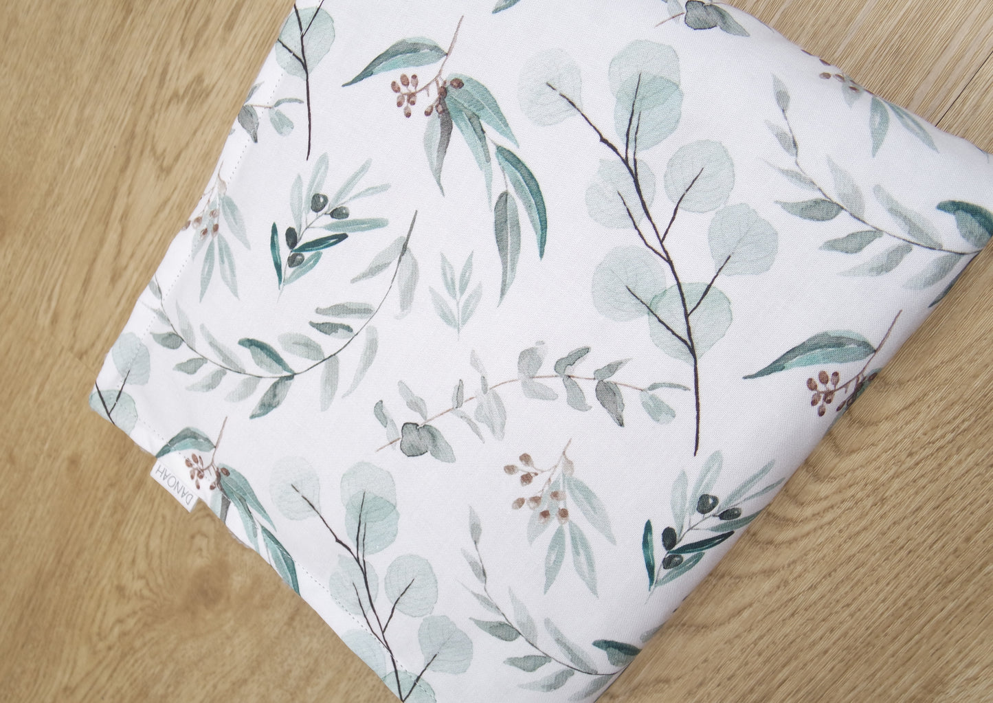 Eucalyptus Minky Baby Blanket (GREY)