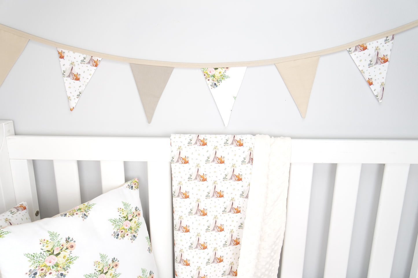 Boho Deer Bunting Flags