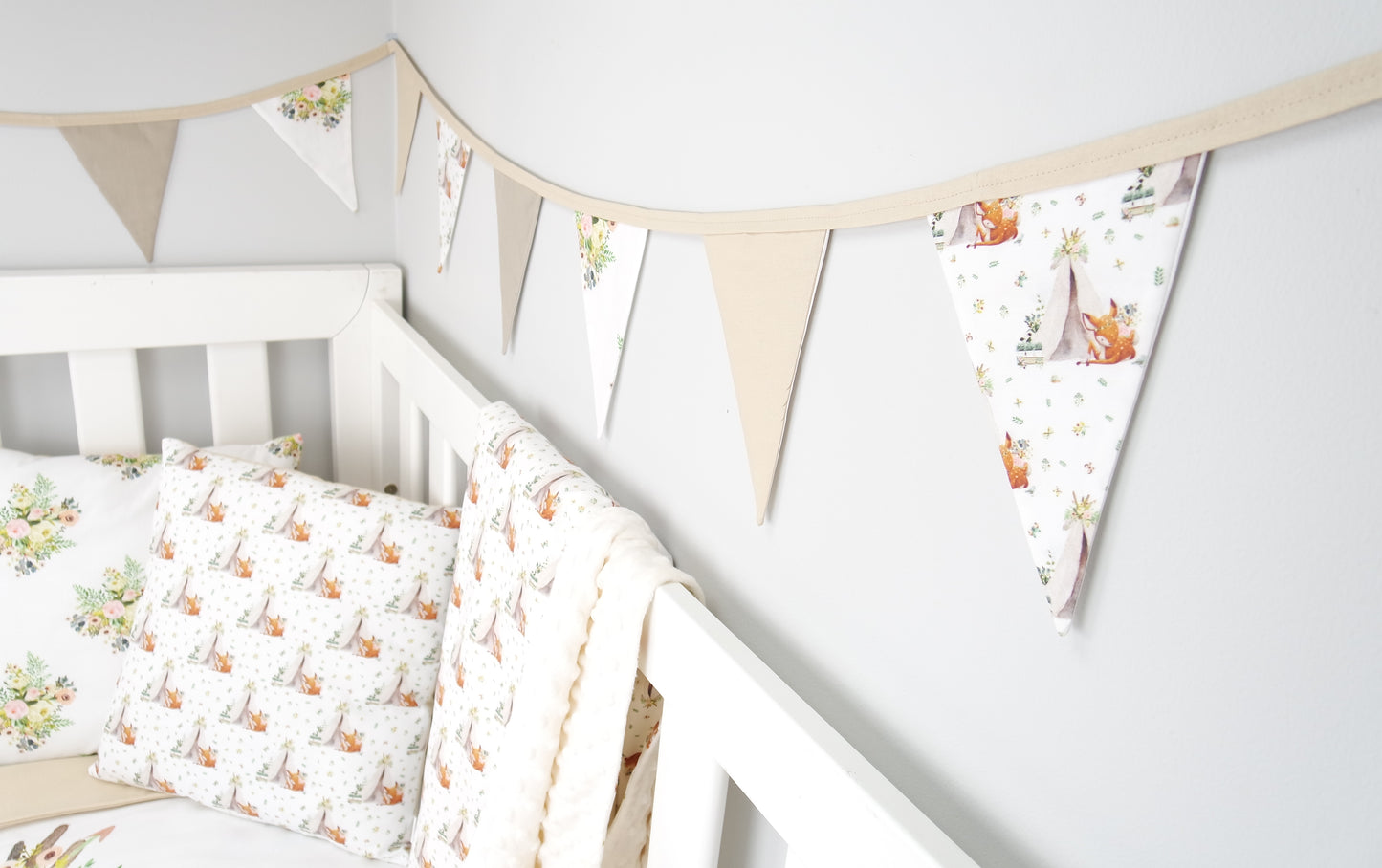 Boho Deer Bunting Flags