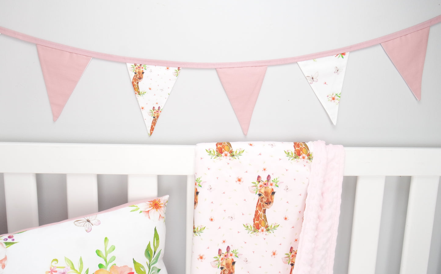 Girl Giraffe Bunting Flags