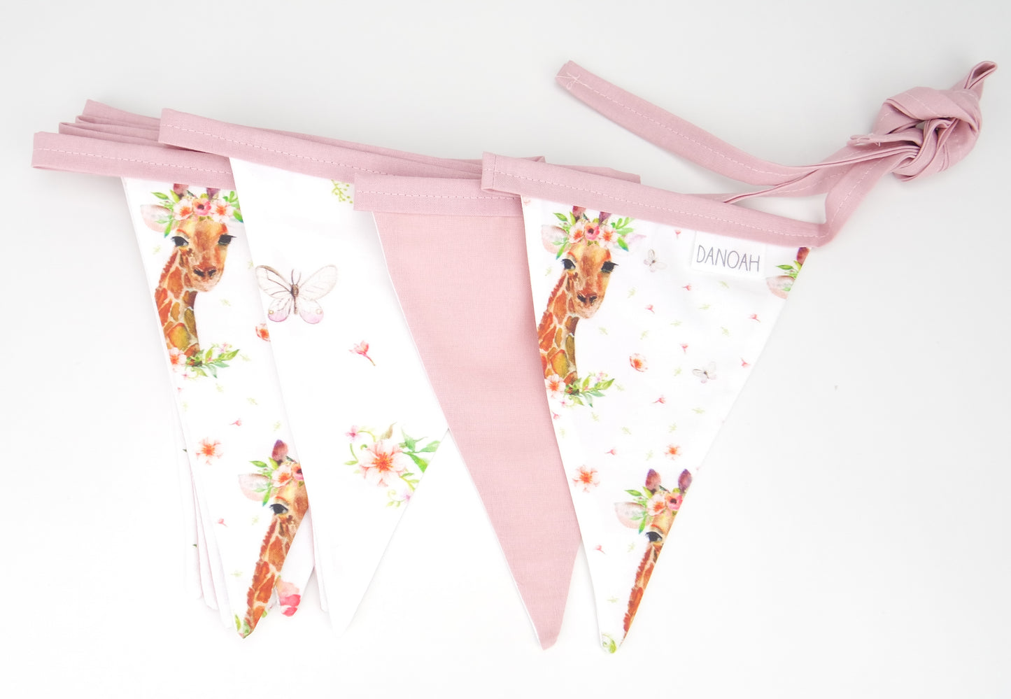 Girl Giraffe Bunting Flags