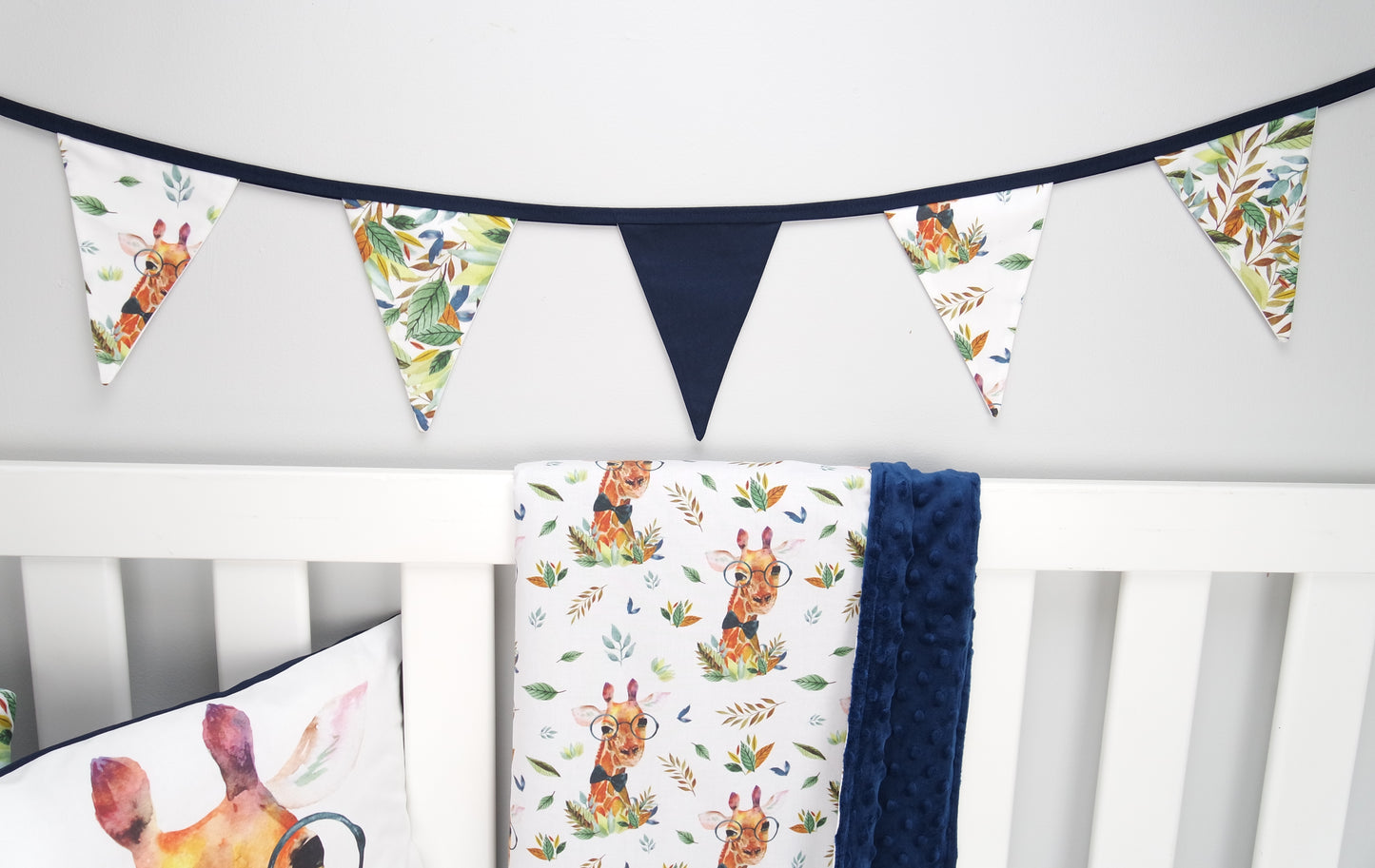 Boy Giraffe Bunting Flags