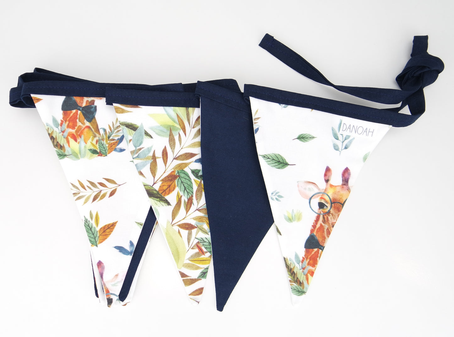 Boy Giraffe Bunting Flags