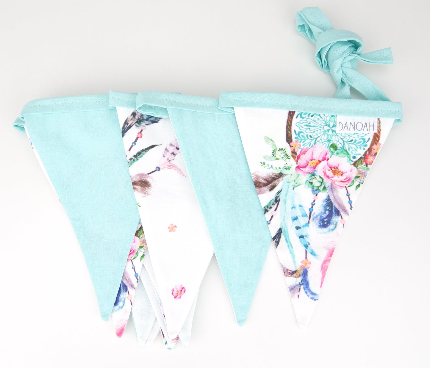 Aqua Dreamcatcher Bunting Flags