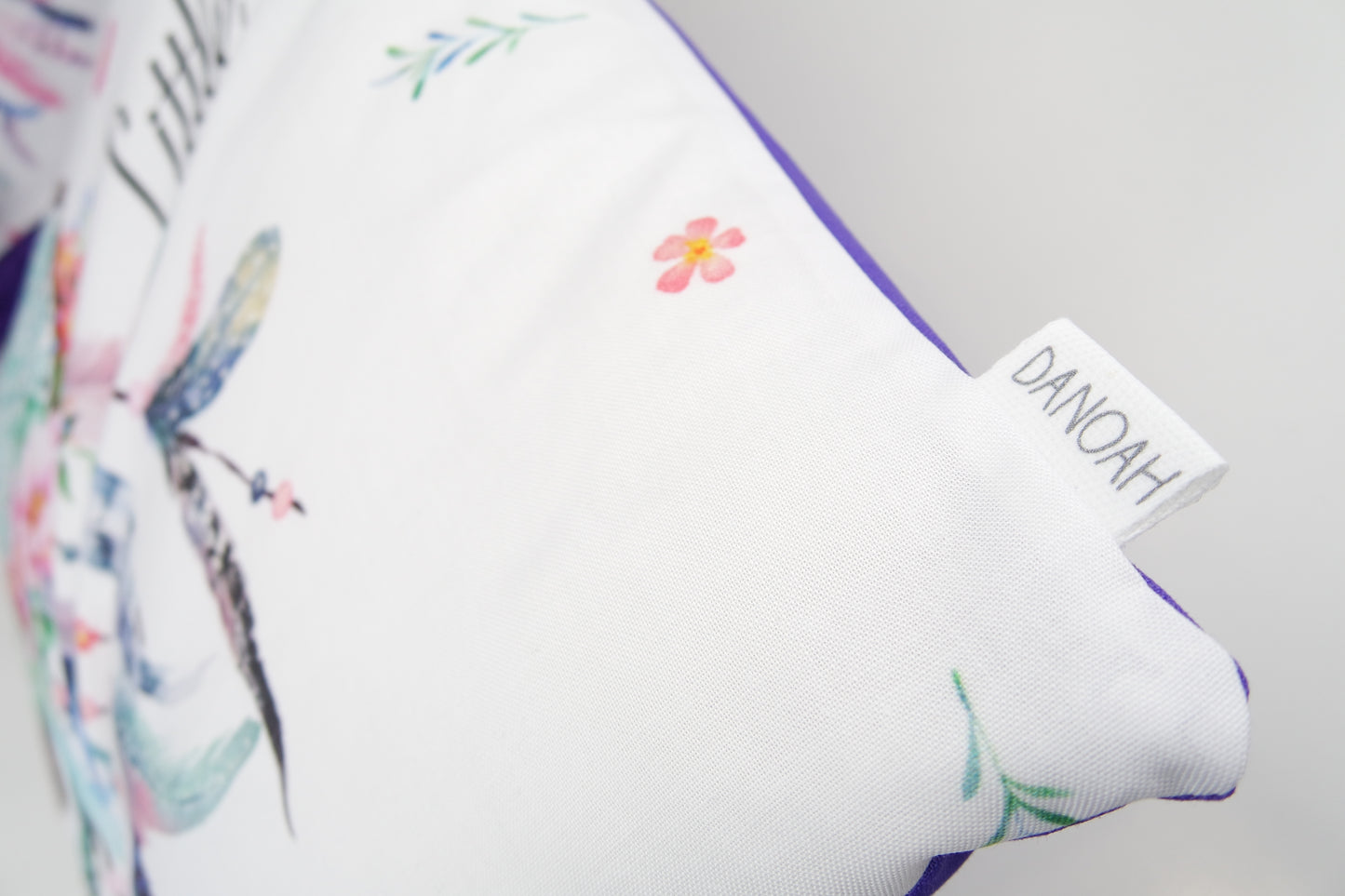 Bright Purple Dream Big Little One Cushion Cover
