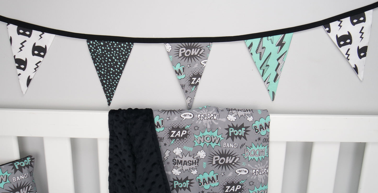 Little Superhero Bunting Flags