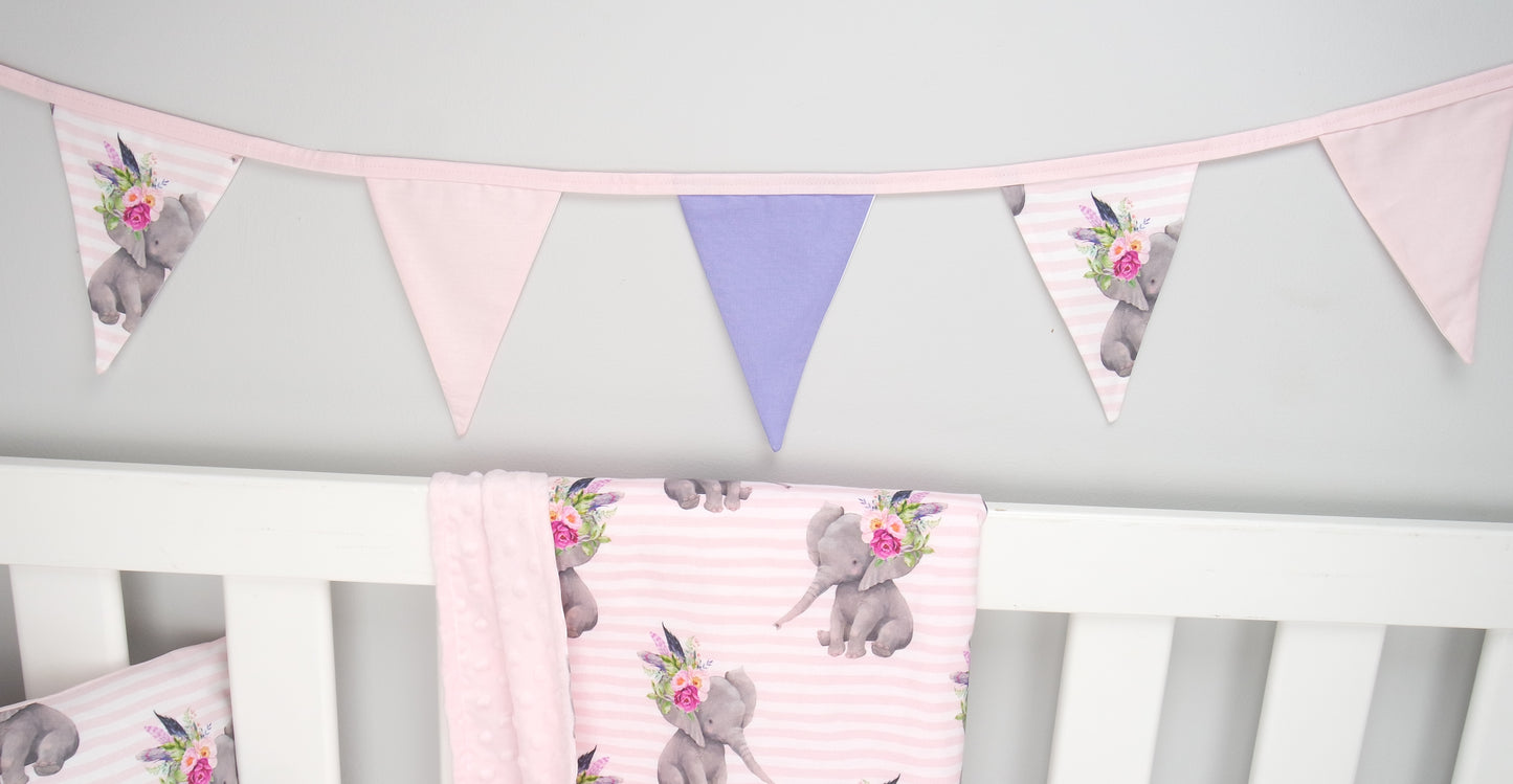 Fierce Elephant Bunting Flags