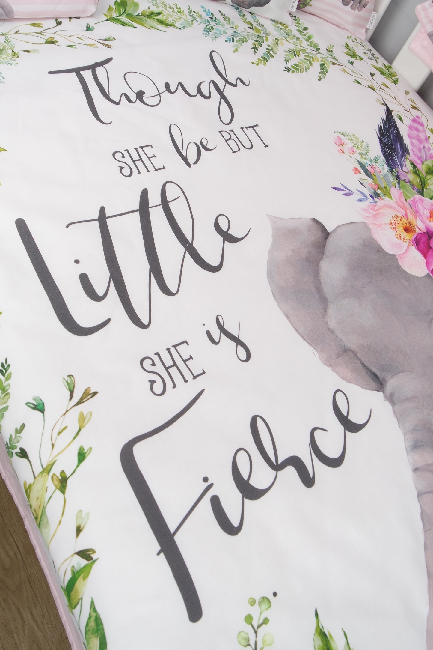 Fierce Elephant Cot Quilt