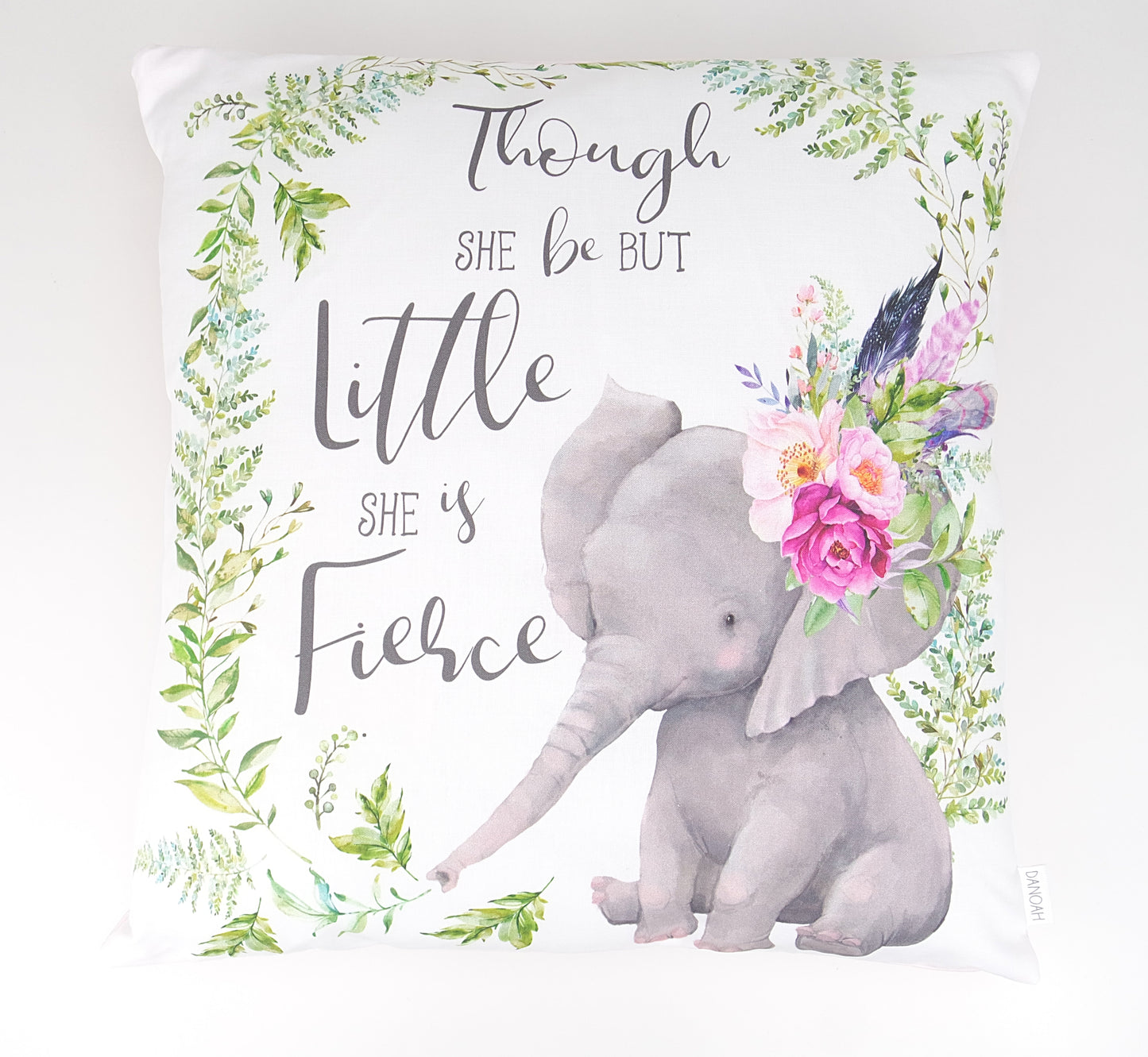Fierce Elephant Cushion Cover