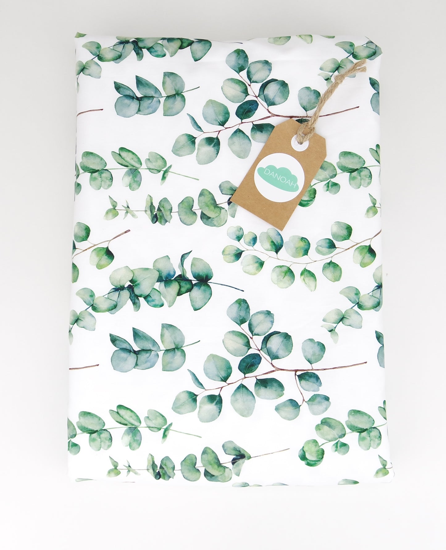 Fitted Cot Sheet ADD-ON to the Australian Silver Gum Leaf Collection