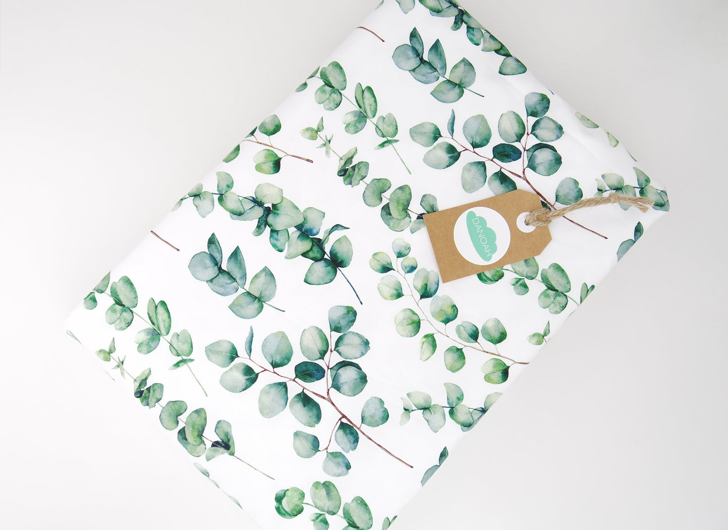 Fitted Cot Sheet ADD-ON to the Australian Silver Gum Leaf Collection