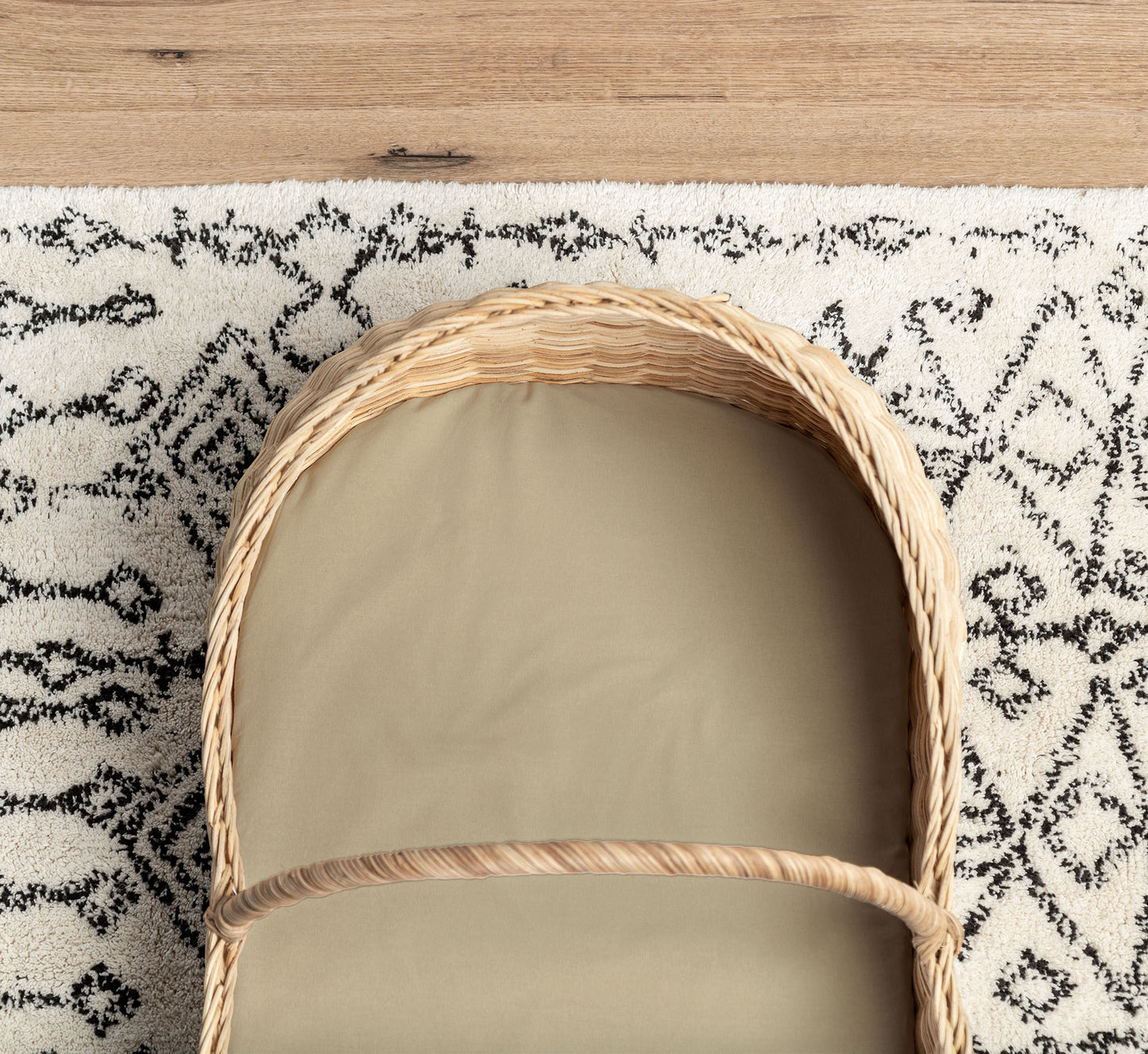 100% Cotton Cot/Bassinet Fitted Sheet or Change Table Cover - Tan