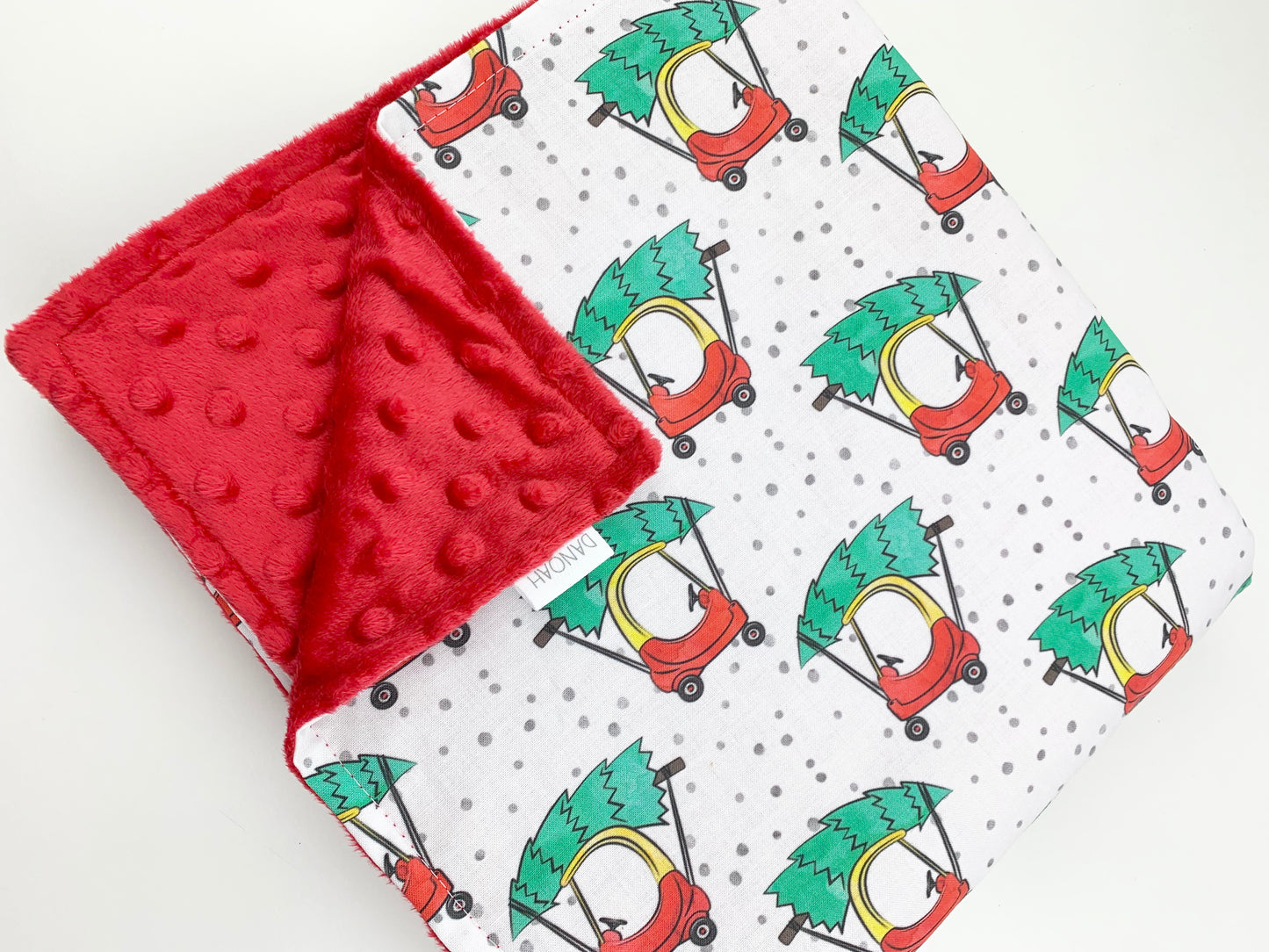 **50% OFF** Christmas Buggy Minky Baby Blanket
