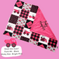 Personalised Deluxe Minky Dot Blanket - "Little Lady Construction"