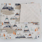 *40% OFF* Minky Baby Blanket with Indian Teepees