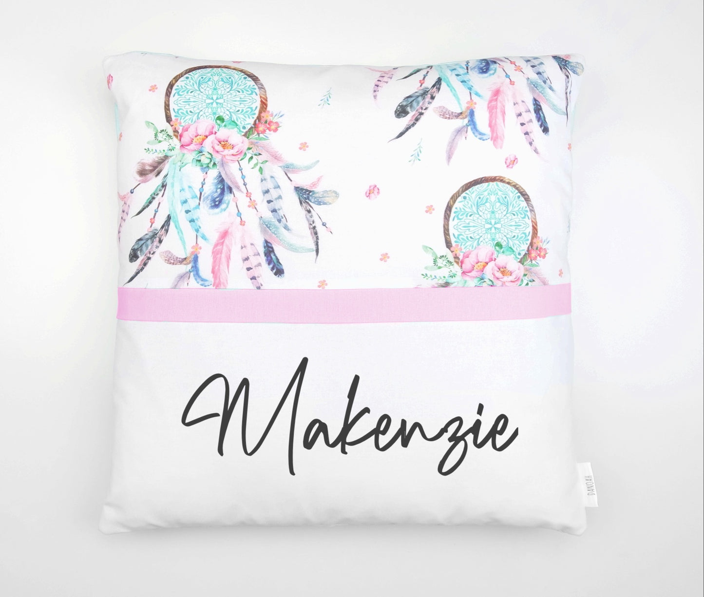 Pink Dreamcatcher Personalised Cushion Cover