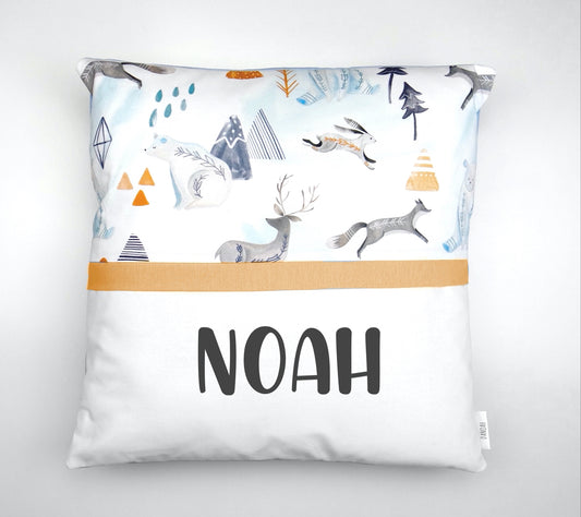 Arctic Adventures Personalised Cushion Cover