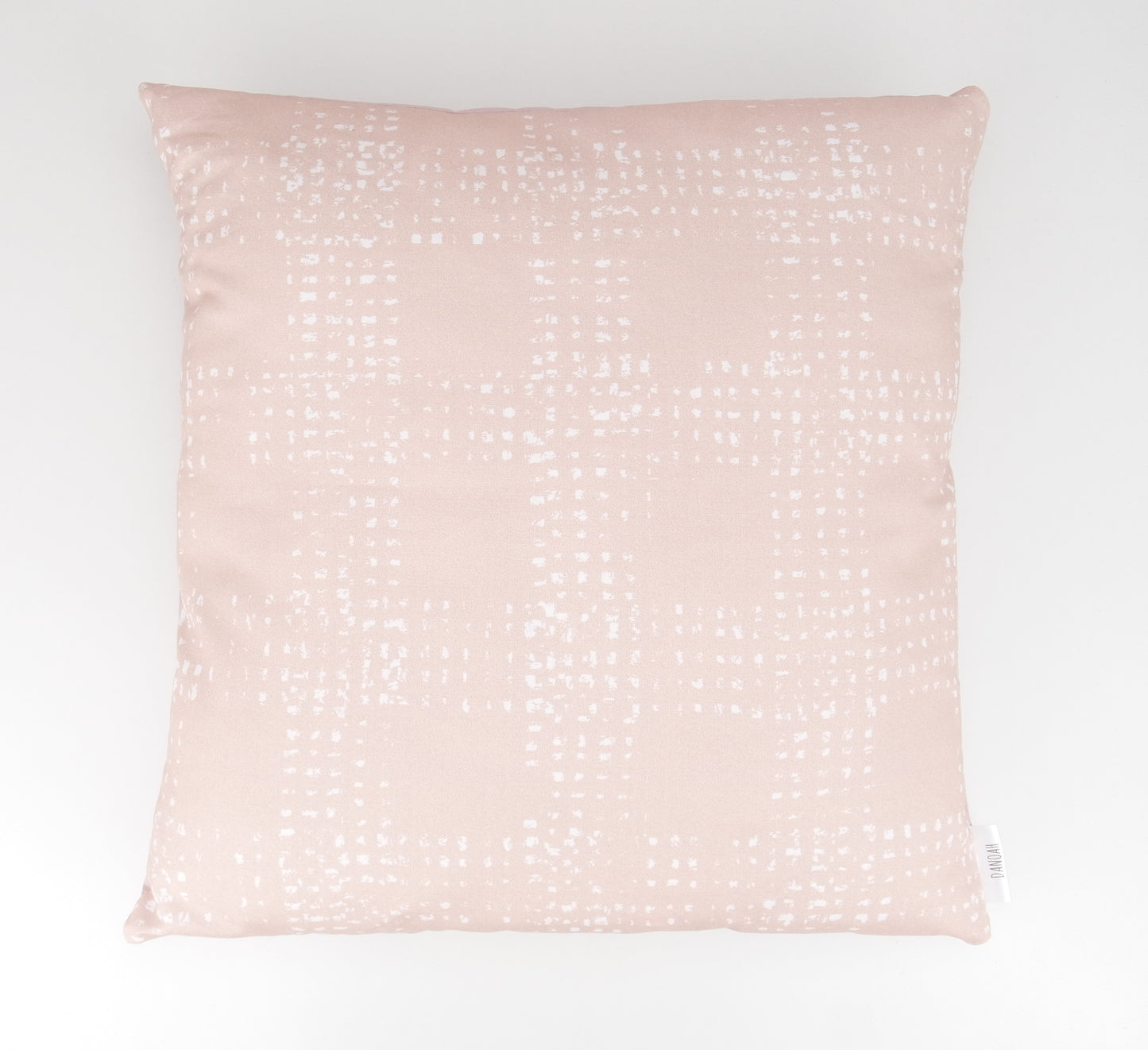 Pink Embossed Cushion Cover