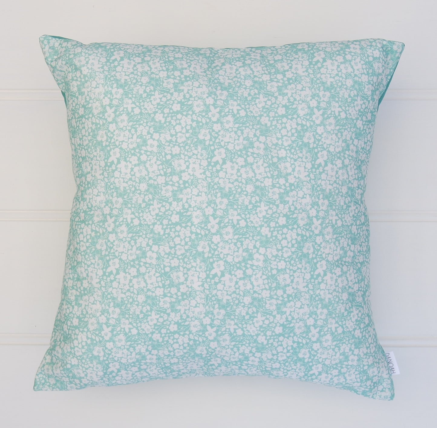 SALE - Aqua Floral Cushion Cover