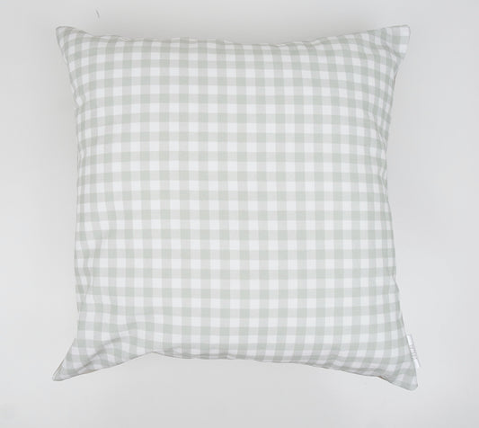 Sage Gingham Cushion Cover