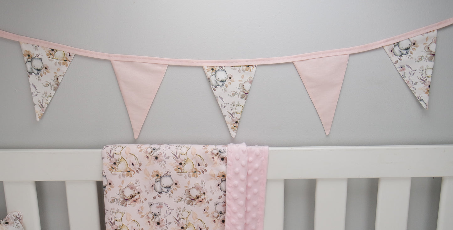 Floral Australian Animals Bunting Flags