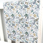Embroidered Personalised Minky Dot Blanket - "Woodland Animals"