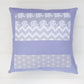 Purple & Grey Elephant Patchwork Cushion Cover