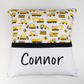 Little Construction Personalised Cushion Cover