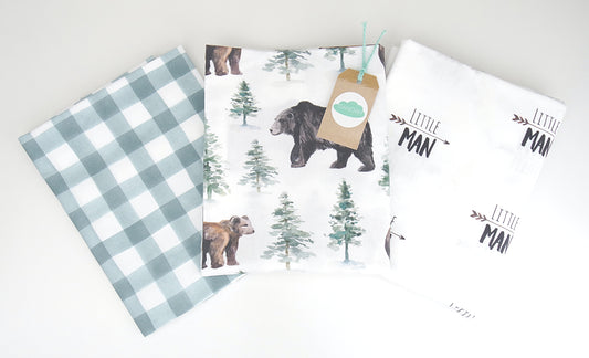 Fitted Cot Sheet ADD-ON to Bear In The Woods