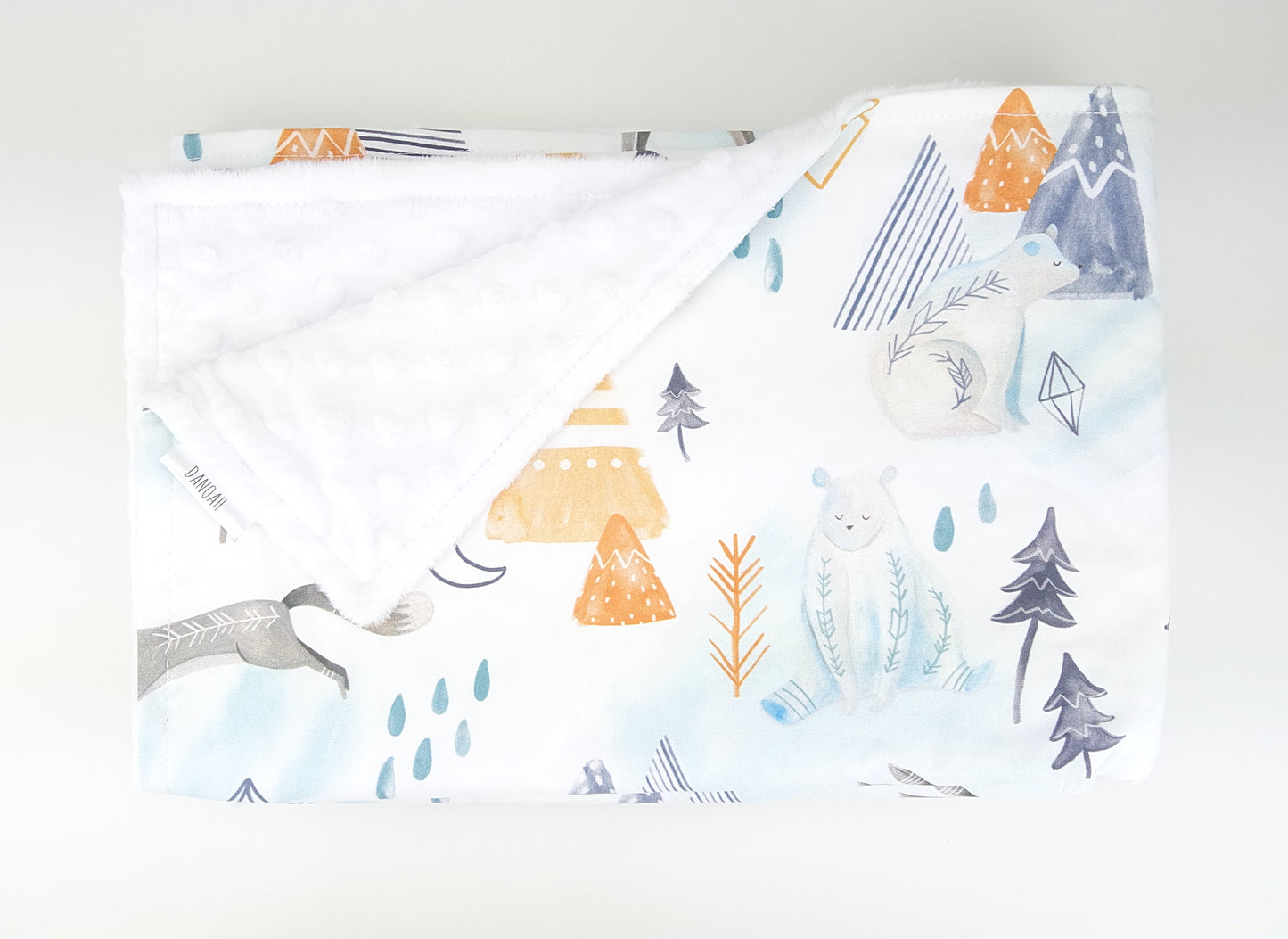 Arctic Adventure Minky Baby Blanket