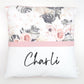 Tropical Floral Personalised Cushion Cover