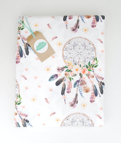 Fitted Cot Sheet ADD-ON to Neutral Dreamcatcher Collection