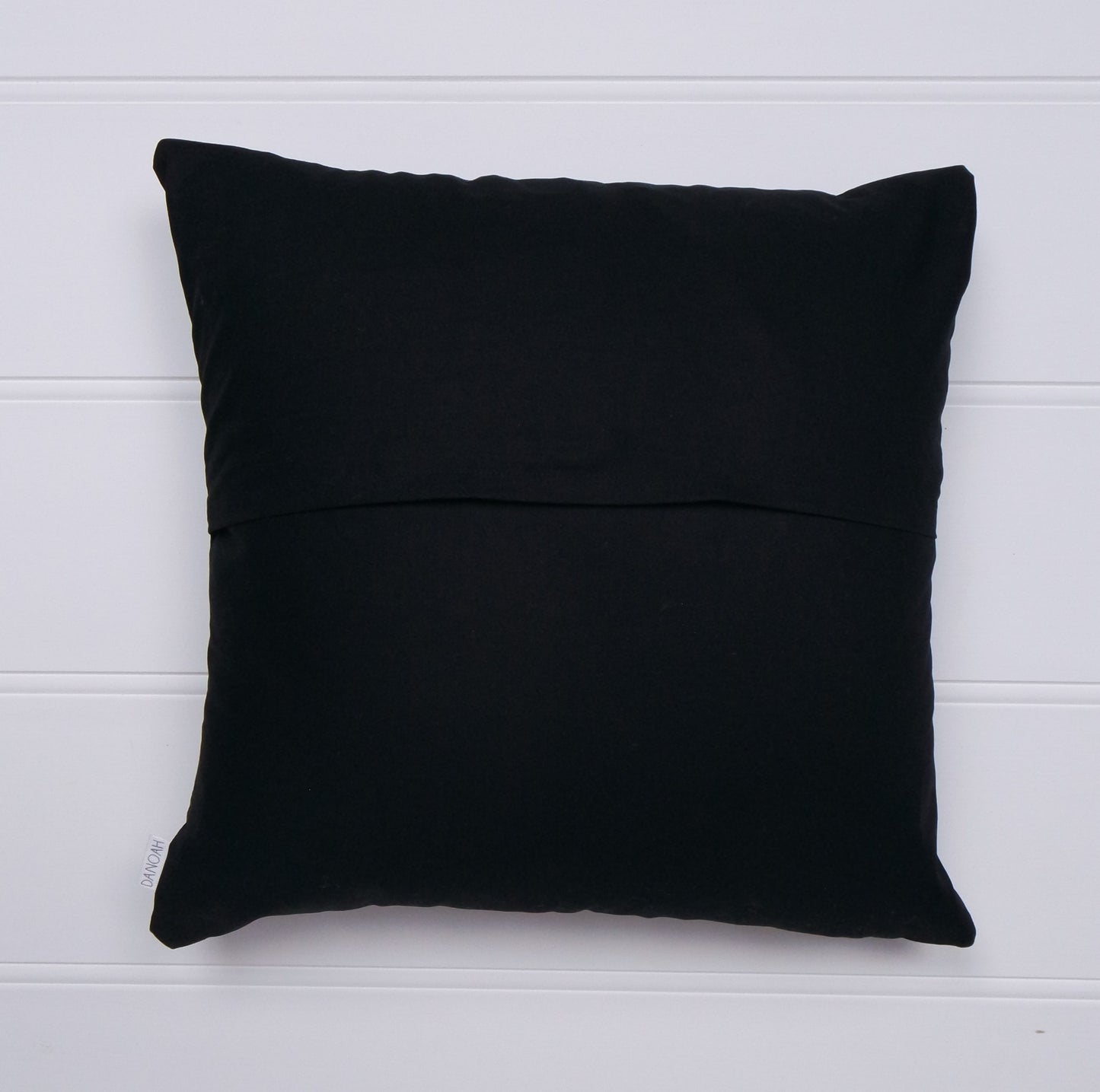 Black & White Bowtie Bear Patchwork Cushion Cover
