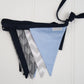 Blue & Grey Bunting Flags