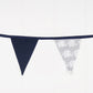 Navy Blue & Teal Elephant Bunting Flags