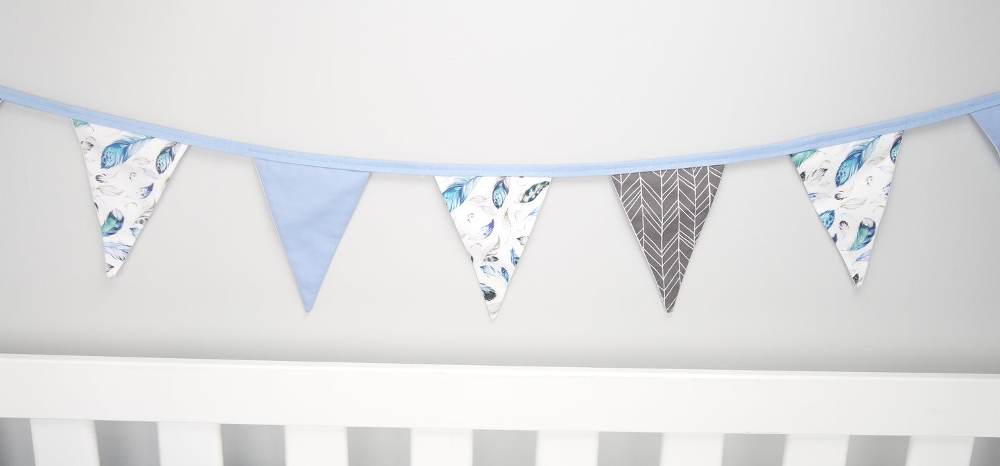 Blue Dreamcatcher Bunting Flags
