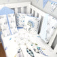 100% Cotton Cot/Bassinet Fitted Sheet or Change Table Cover - Blue Dreamcatcher