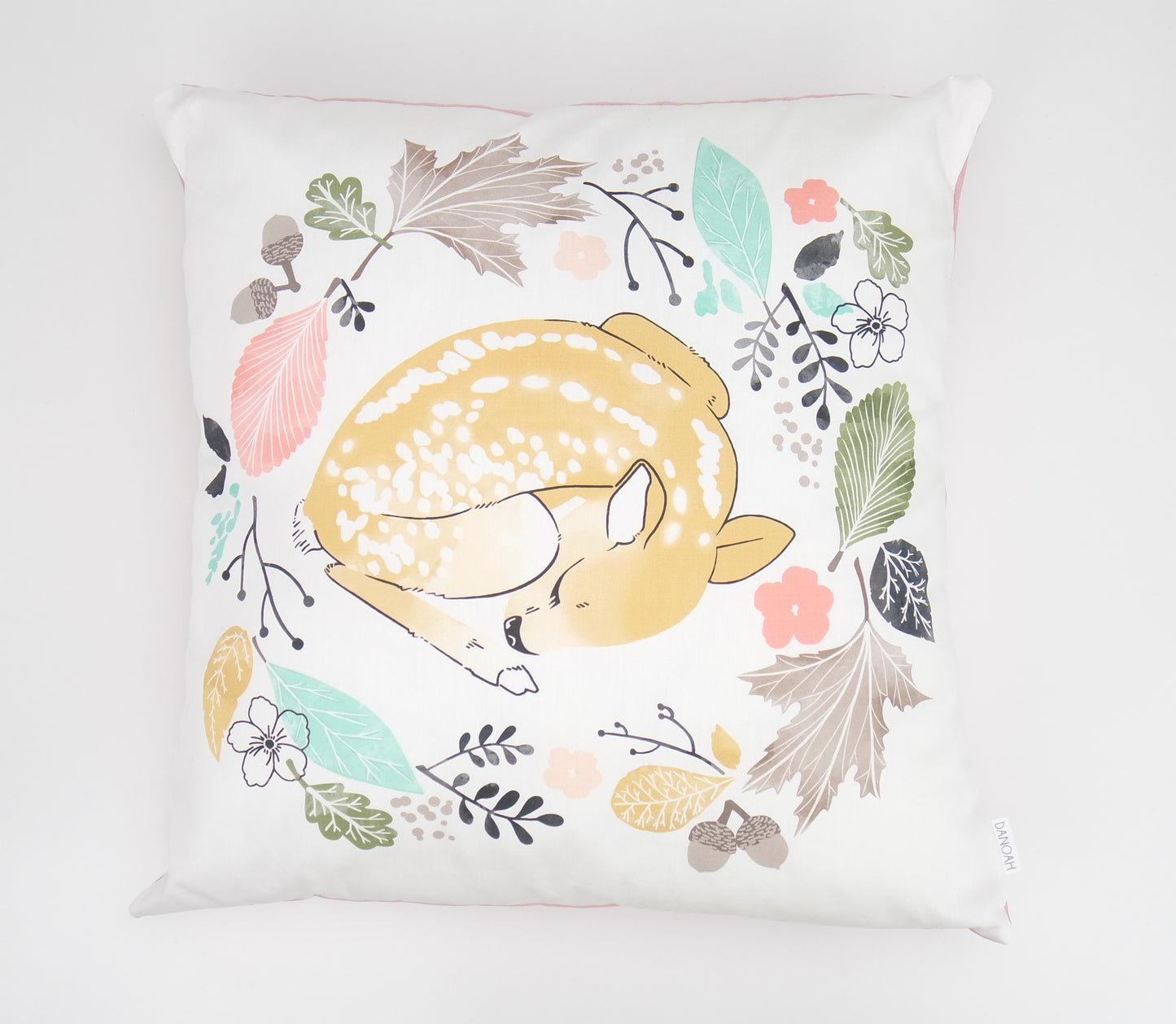 Sleeping Deer Cushion Cover