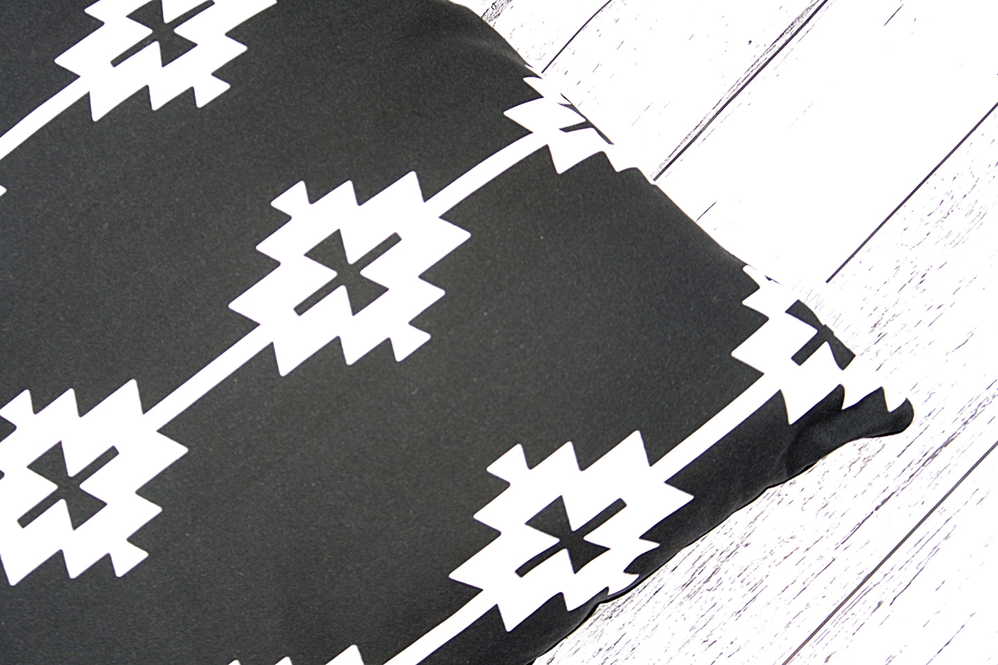 Black Aztec Cushion Cover