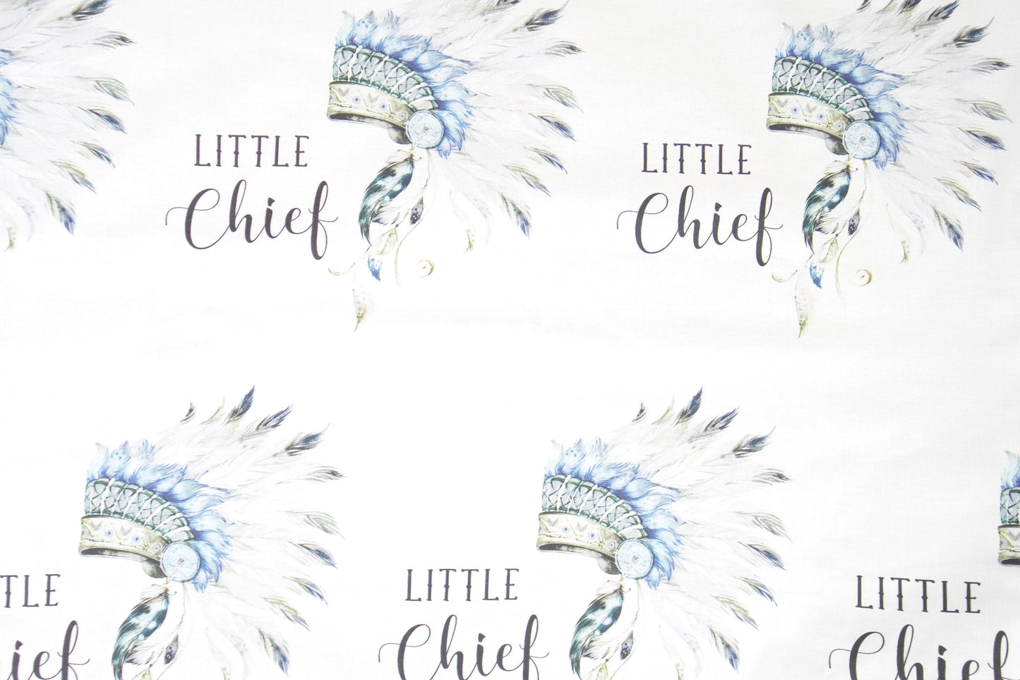 100% Cotton Cot/Bassinet Fitted Sheet or Change Table Cover - Little Chief