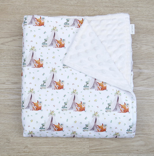 Boho Deer Minky Baby Blanket
