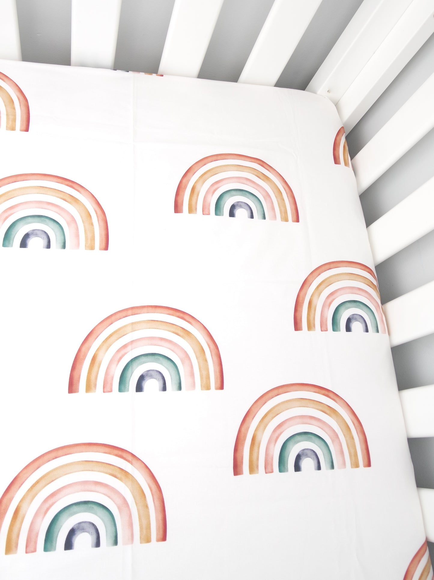 Fitted Cot Sheet ADD-ON to the Earthy Rainbow Collection