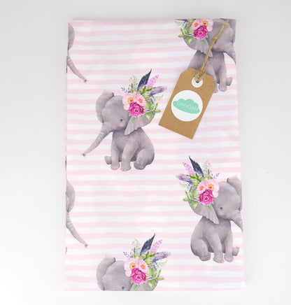Fitted Cot Sheet ADD-ON to Fierce Elephant Collection