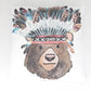 Tribal Bear Cushion Cover