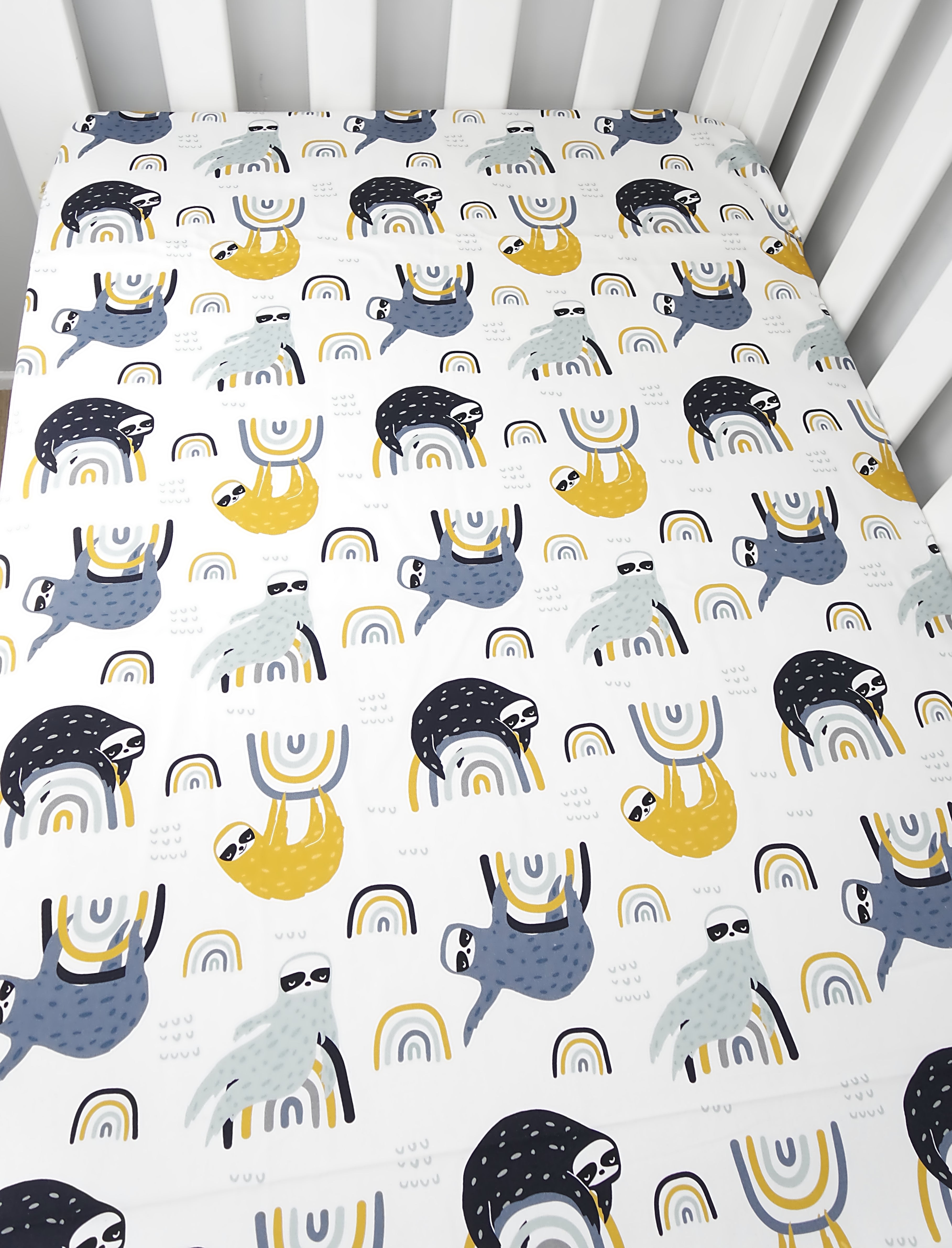 Sloth store cot sheets