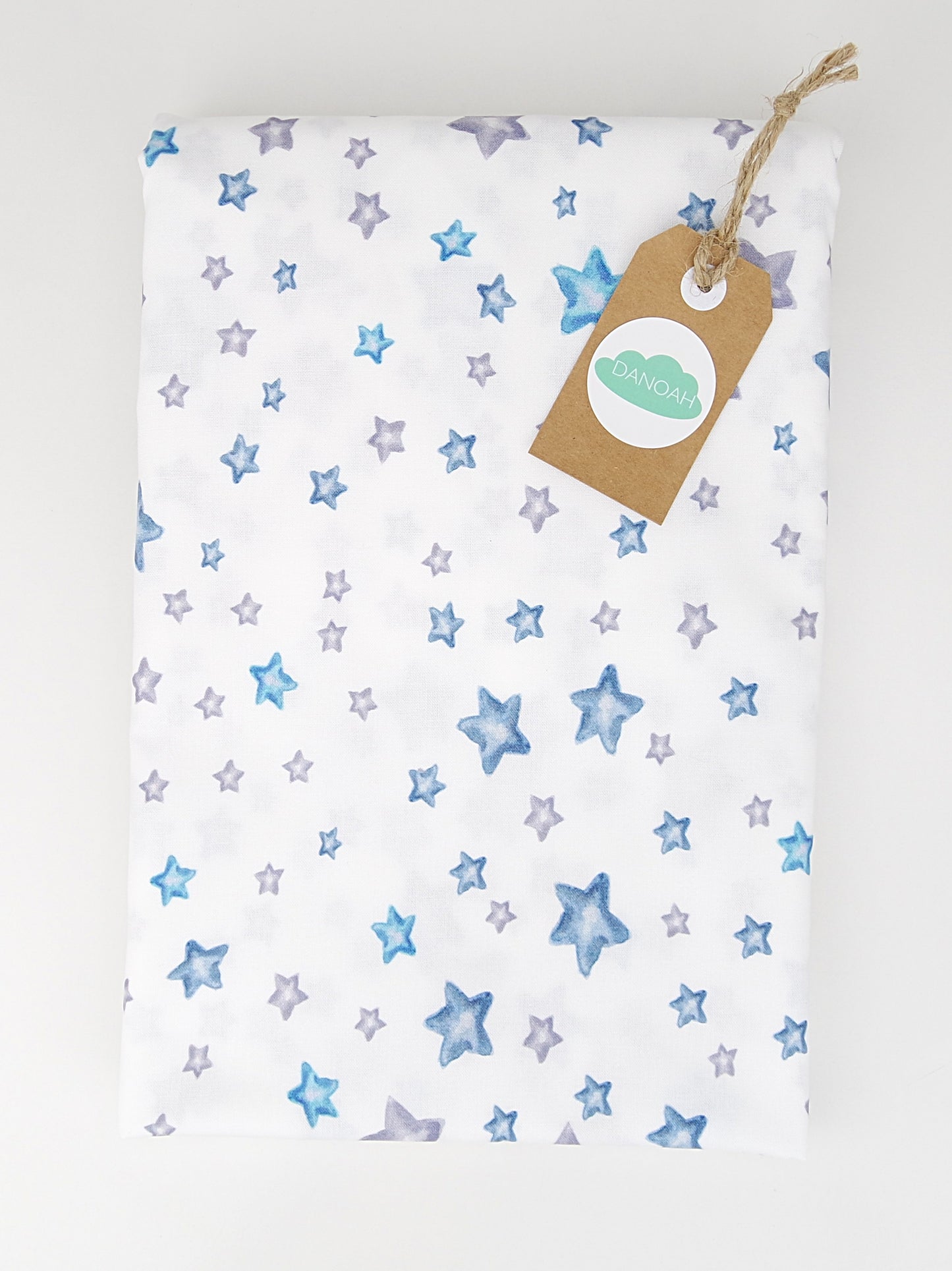Fitted Cot Sheet ADD-ON to Blue Crown Elephant Collection