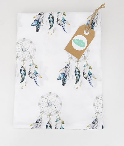 Fitted Cot Sheet ADD-ON to Blue Dreamcatcher Collection