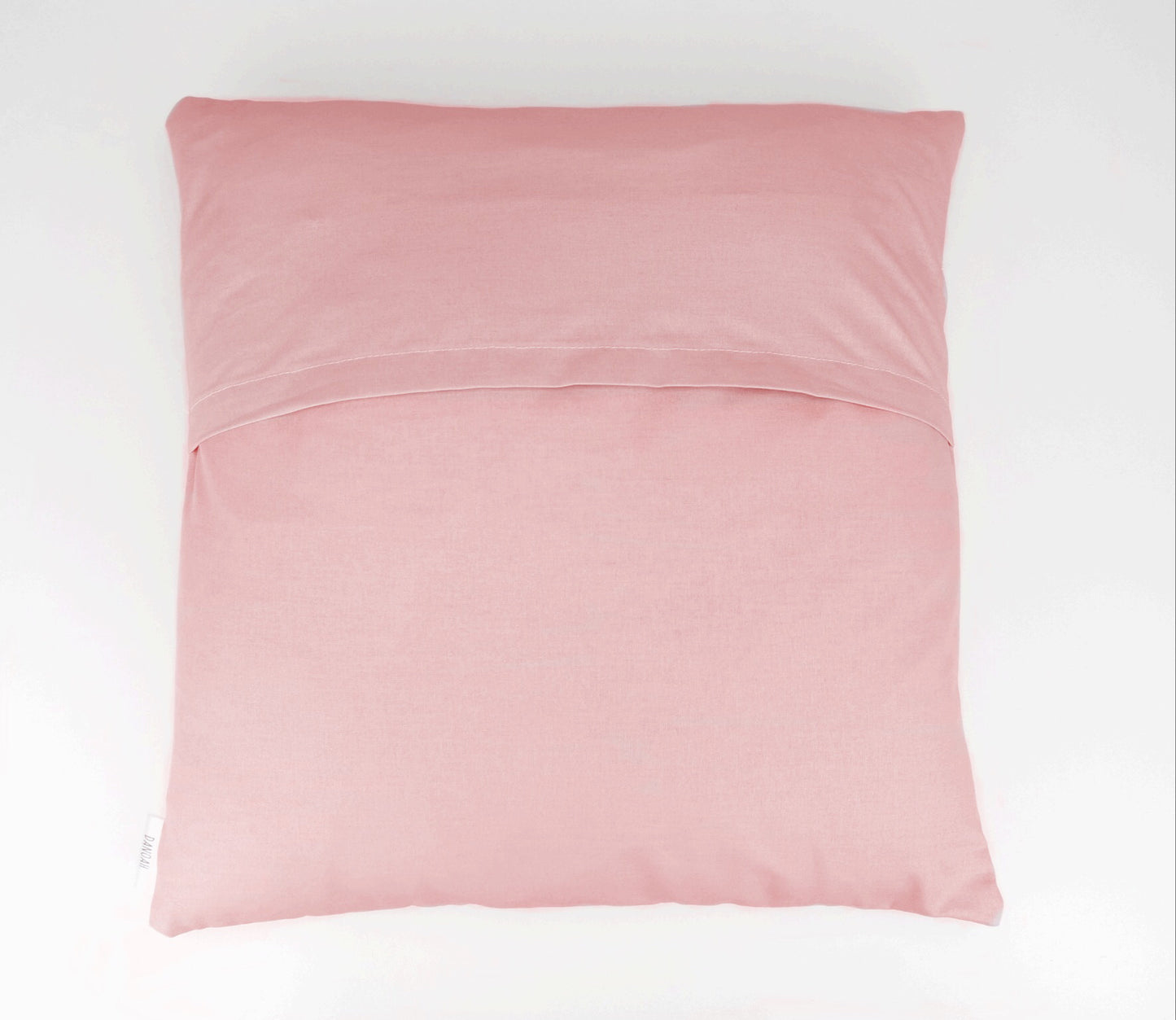 Pink Embossed Cushion Cover
